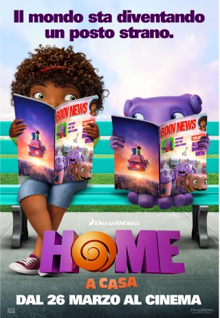 Home - A casa: Oh e Tip in uno dei poster italiani del film animato
