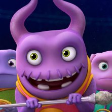 Home - A casa: Oh, il piccolo alieno viola, in una scena del film d'animazione