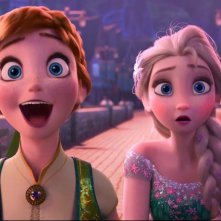 Frozen Fever: Elsa e Anna in una scena del corto