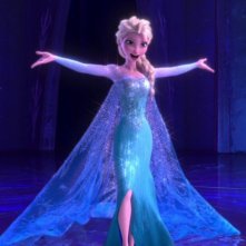Frozen Fever: Elsa in una scena del cortometraggio animato