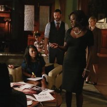 How to Get Away With Murder: Jack Falahee, Aja Naomi King, Alfred Enoch, Charlie Weber, Viola Davis e Liza Weil in The Night Lila Died