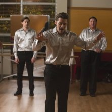 Glee: Lea Michele, Chord Overstreet, Matthew Morrison, Dot-Marie Jones e Jane Lynch in Child Star