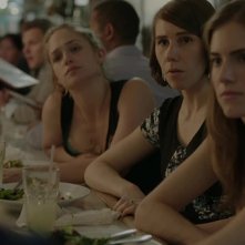 Girls: le attrici Jemima Kirke, Zosia Mamet e Allison Williams nell'episodio Close Up