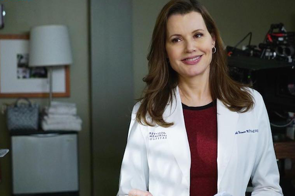 Primo piano di Geena Davis