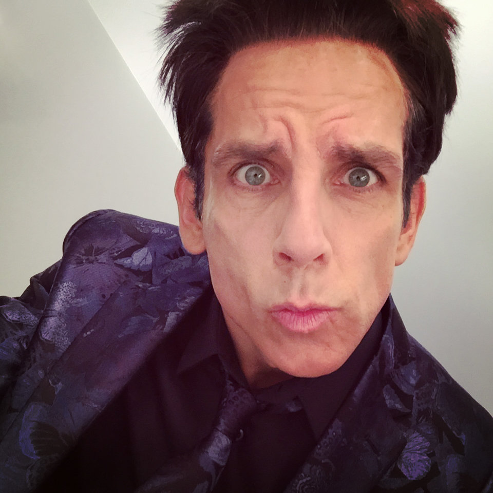 Ben Stiller prova la Blue Steel sul set di Zoolander 2 a Parigi