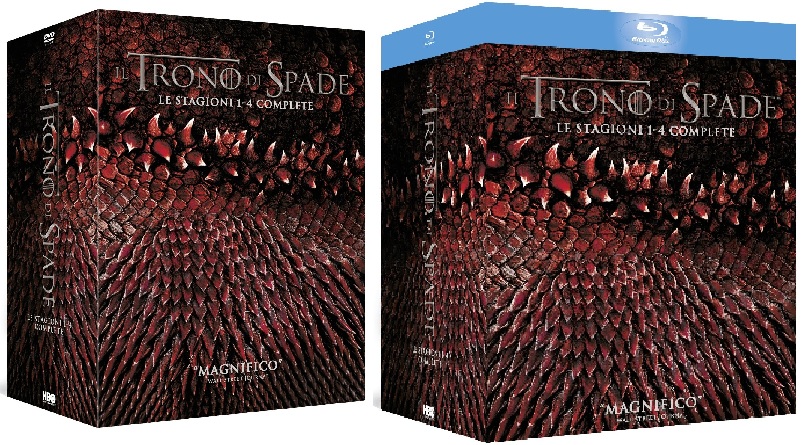 Le cover homevideo di Il trono di spade - Stagioni 1-4