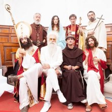 La solita commedia - Inferno: una foto promozionale col cast al completo