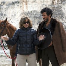 Latin Lover: Cristina Comencini con Francesco Scianna sul set del film