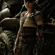 Mad Max: Fury Road - L'attrice Charlize Theron in una scena del film
