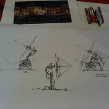 Lucca Effetto Cinema: bozzetti per l'evento dedicato a Terry Gilliam