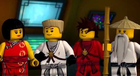 Una scena di Lego Ninjago