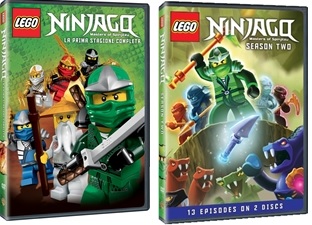 Le cover homevideo di Lega Ninjago