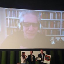 David Cronenberg in collegamento con il Lucca Film Festival