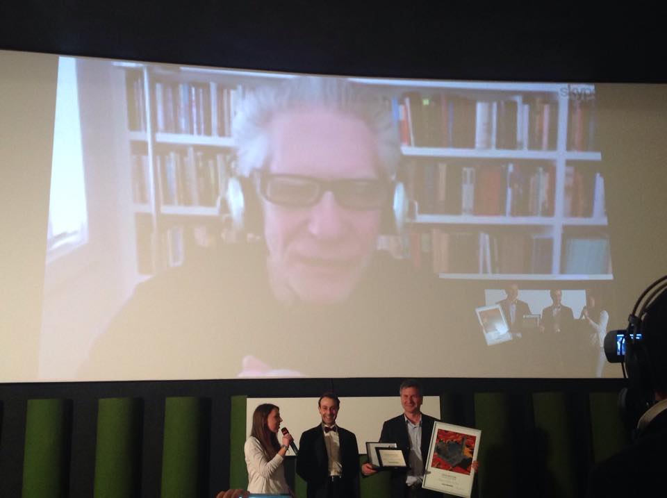David Cronenberg in collegamento con il Lucca Film Festival