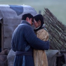 L'ultimo lupo: Feng Shao-feng con  Ankhnyam Rachaa in una scena