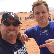 Sopravvissuto - The Martian: Matt Damon scherza sul set del film