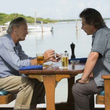 Bloodline: Sam Shepard e Ben Mendelsohn in una scena della serie Netflix