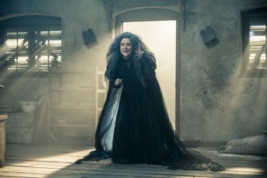 Into the Woods: la Strega Meryl Streep in una scena del film