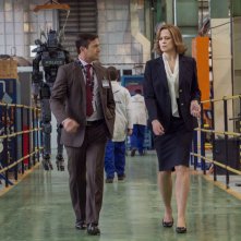 Humandroid: Sigourney Weaver con Kevin Otto in una scena del film