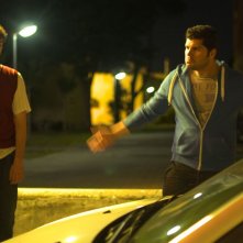 La dolce arte di esistere: Pierpaolo Spollon con Salvatore Esposito sono Massimo e Saverio in una scena del film