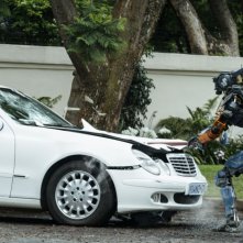 Humandroid:  una scena action del film