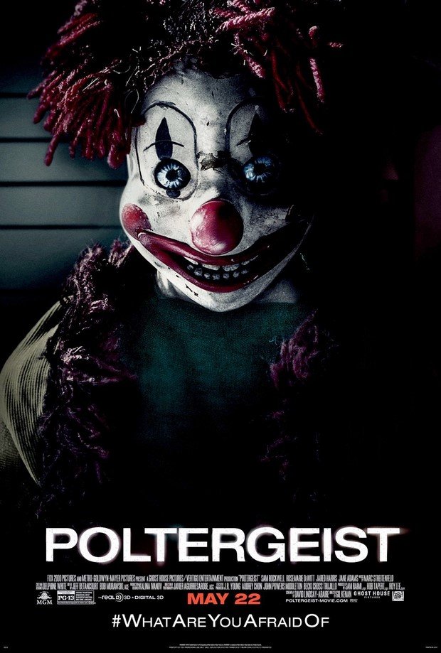 Poltergeist - poster con il clown