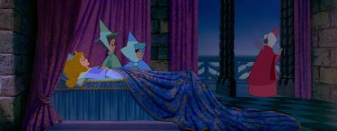 Un'immagine tratta dal classico Disney La bella addormentata nel bosco
