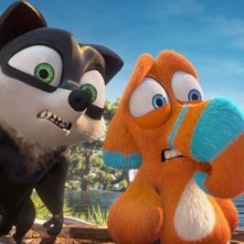 Ooops! Ho perso l'arca: Leah e Finny in una scena del film animato