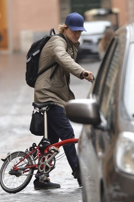 Owen Wilson a Roma durante le riprese di Zoolander 2