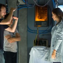 The Lazarus Effect: Olivia Wilde sul set del film con il regista David Gelb