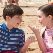 Le vacanze del piccolo Nicolas: Mathéo Boisselier con Erja Malatier in un'immagine del film