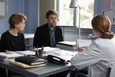 Mia madre: Nanni Moretti e Margherita Buy nei panni di Giovanni e Margherita in un momento del film