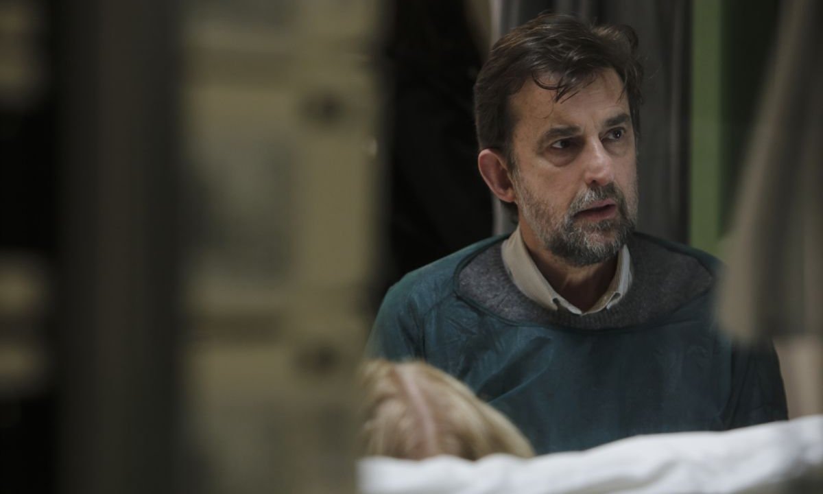 Nanni Moretti sul set di Mia madre