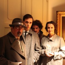 L'ospite: Luca Guastini con Alessio Sardelli e Sonia Coppoli in una foto promozionale