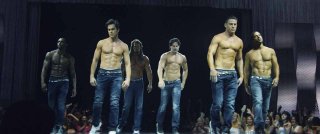 Magic Mike XXL: Channing Tatum, Matt Bomer, Adram Rodriguez e Joe Manganiello in una scena del film