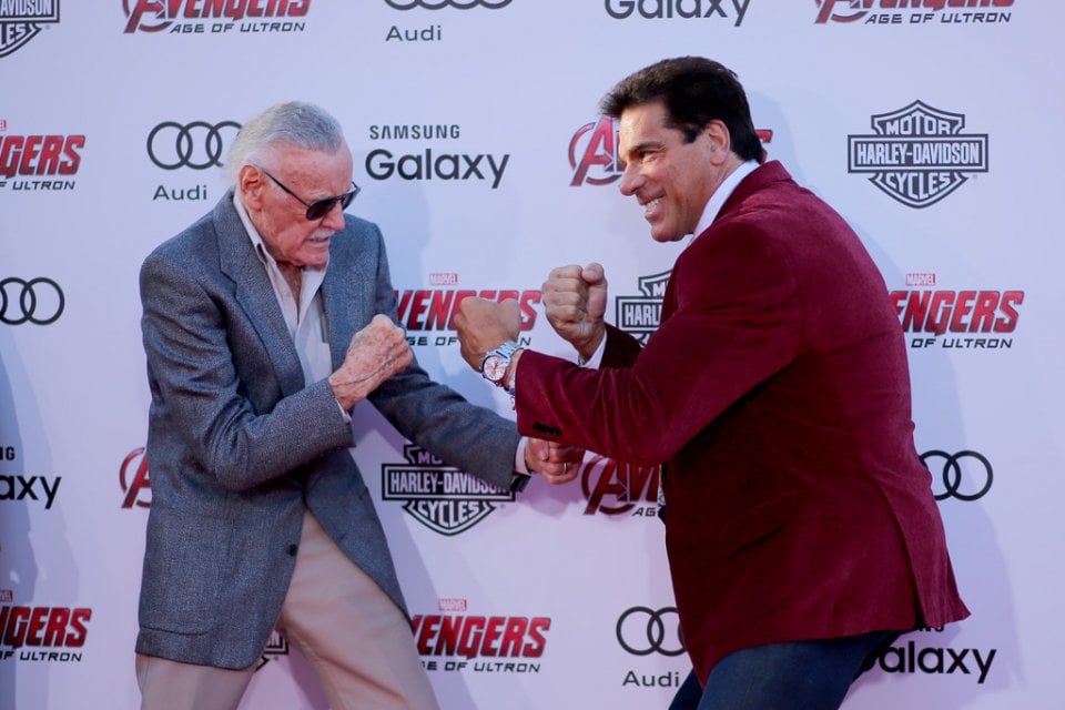 The Avengers: Age of Ultron - Lou Ferrigno e Stan Lee alla premiere