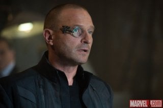Avengers: Age of Ultron - Thomas Kretschmann in un momento del sequel