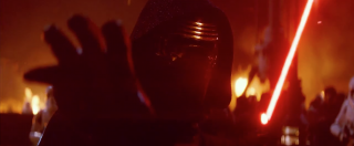 Star Wars: Episodio VII - Il risveglio della Forza: Kylo Ren in un momento del secondo teaser