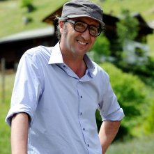 Youth - La giovinezza: Paolo Sorrentino sorridente sul set del film 