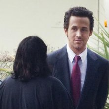 The Big Short: Ryan Gosling in un'immagine scattata sul set del film