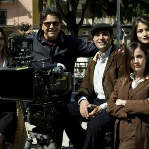 Il ragazzo della Giudecca: Pietro Delle Piane, Enrica Pintore, Loretta Rossi Stuart, Chiara Iezzi e Carmelo Zappulla in una foto promozionale del film