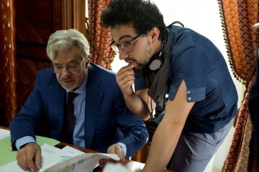 Il ragazzo della Giudecca: Giancarlo Giannini con il regista Alfonso Bergamo sul set del film