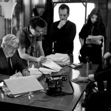 Il ragazzo della Giudecca: Luigi Diberti con Alfonso Bergamo e Giancarlo Giannini in un'immagine dal set