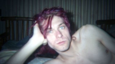 Kurt Cobain: Montage of Heck - Kurt Cobain in una scena del documentario