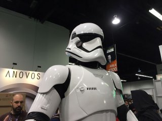 Star Wars Celebration: un aitante stormtrooper