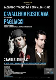Locandina di Cavalleria Rusticana e Pagliacci
