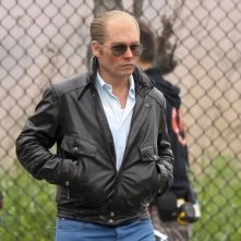 Black Mass: Johnny Depp irriconoscibile cammina sul set