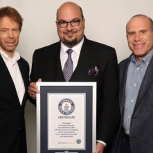 CSI: Cyber - Jerry Bruckheimer e i suoicoproduttori festeggiano l'ingresso nel Guinnes dei Primati