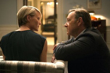 House of Cards: i protagonisti Robin Wright e Kevin Spacey