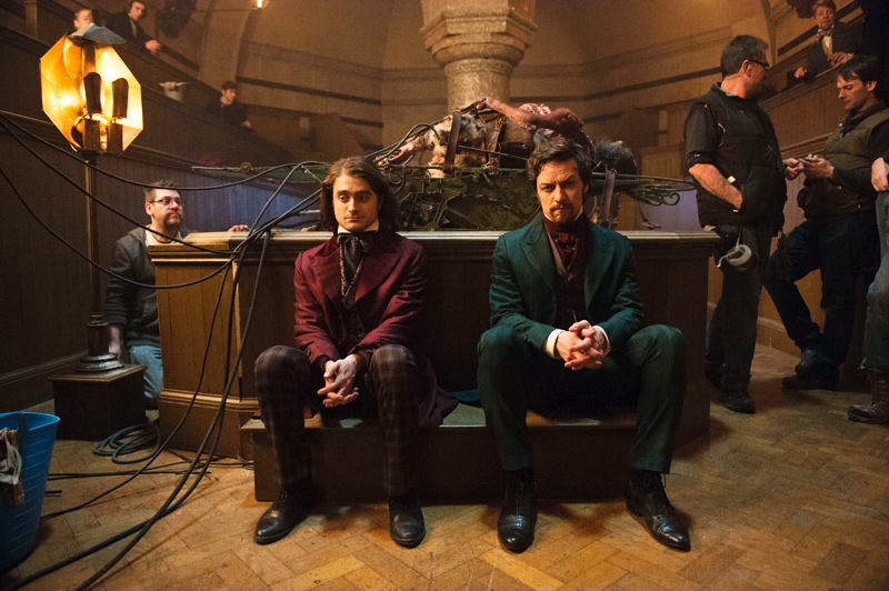 Victor Frankenstein: James McAvoy e Daniel Radcliffe sul set